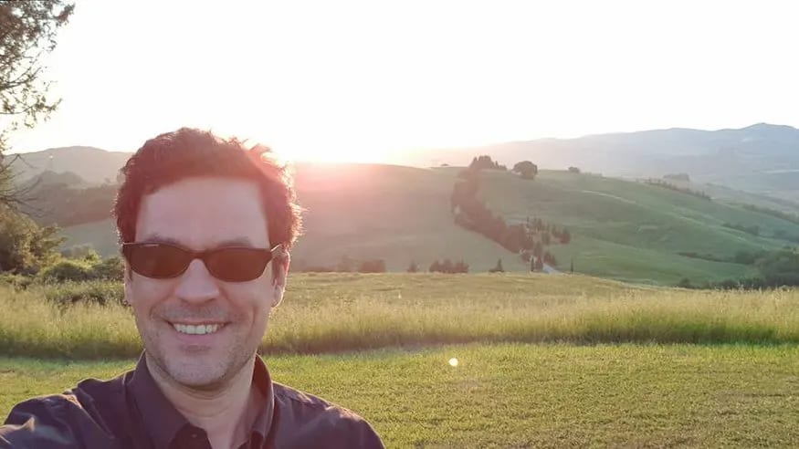 Laurent Bertin, en Toscane